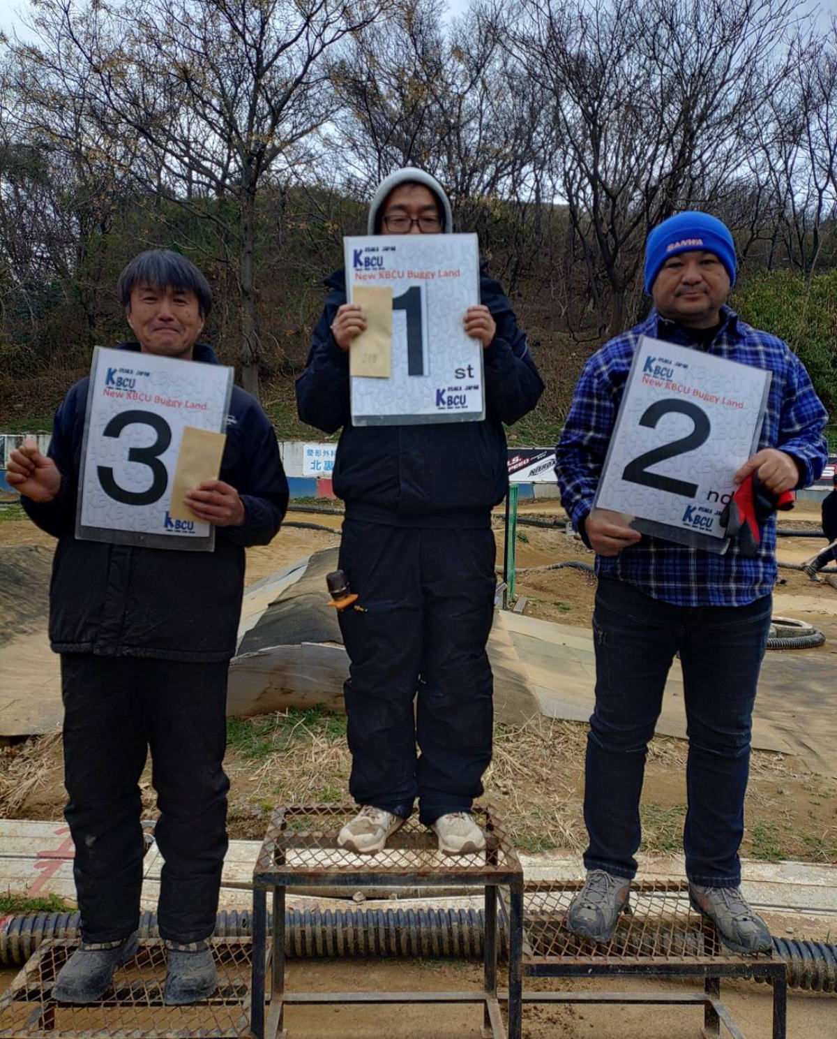 3位谷口選手　1位尾池選手　2位三芳選手