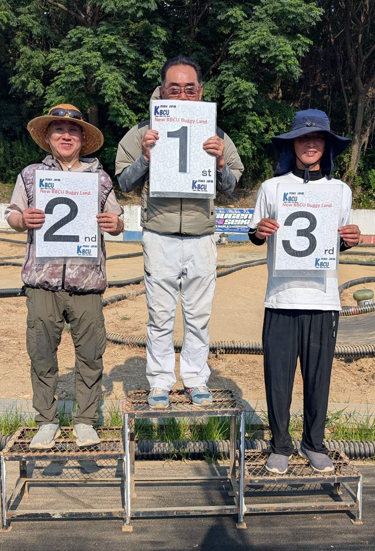 2位 池田選手　1位 原口選手　3位 岸本選手