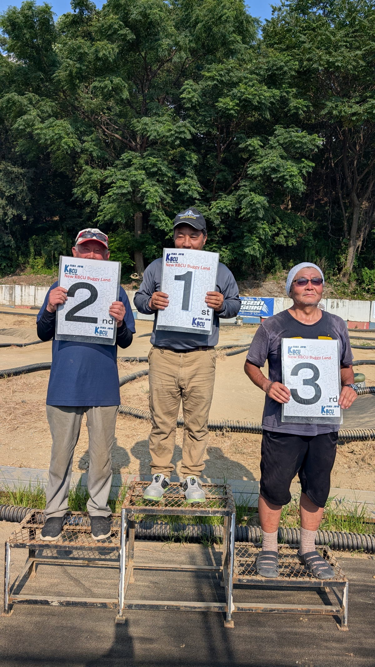 2位 坂上選手　1位平野選手　3位藤田選手